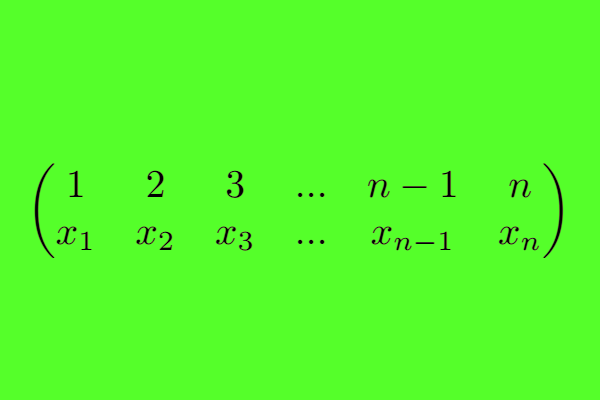 Pengetahuan Dasar Terkait Permutasi Objek